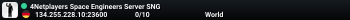 4Netplayers Space Engineers Server SNG