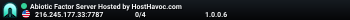 Abiotic Factor  Server Hosted by HostHavoc.com