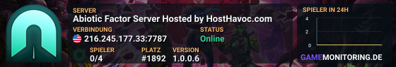 Abiotic Factor  Server Hosted by HostHavoc.com