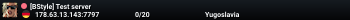 [BStyle] Test server