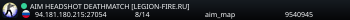 AIM HEADSHOT DEATHMATCH [LEGION-FIRE.RU]