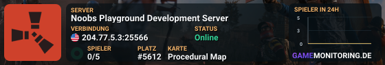Noobs Playground Development Server