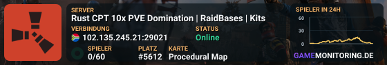 Rust CPT 10x PVE Domination | RaidBases | Kits