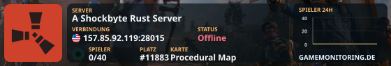 A Shockbyte Rust Server