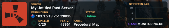 My Untitled Rust Server