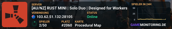 [AU/NZ] RUST MINI | Solo Duo | Designed for Workers