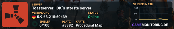 Toastserver | DK´s største server