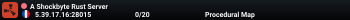 A Shockbyte Rust Server
