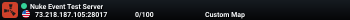 Nuke Event Test Server