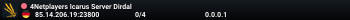 4Netplayers Icarus Server Dirdal