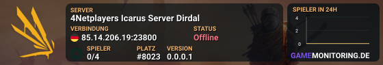 4Netplayers Icarus Server Dirdal