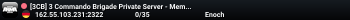 [3CB] 3 Commando Brigade Private Server - Members Only