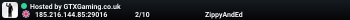 Hosted by GTXGaming.co.uk