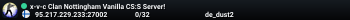 x-v-c Clan Nottingham Vanilla CS:S Server!