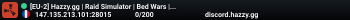 [EU-2] Hazzy.gg | Raid Simulator | Bed Wars | Aim | Wiped 06/01