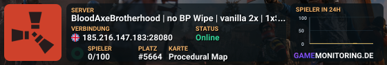 BloodAxeBrotherhood | no BP Wipe | vanilla 2x | 1xSolfur