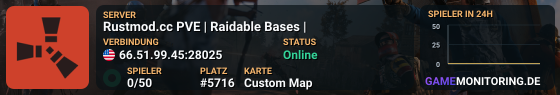 Rustmod.cc PVE | Raidable Bases |