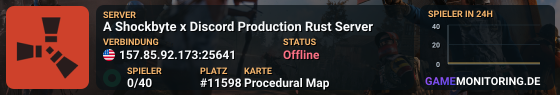 A Shockbyte x Discord Production Rust Server