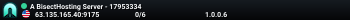 A BisectHosting Server - 17953334