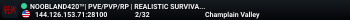 NOOBLAND 420™️| PVE | RP | PVP ZONES | REALISTIC SURVIVAL |