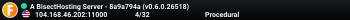 A BisectHosting Server - 8a9a794a (v0.6.0.26518)