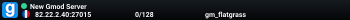 New Gmod Server