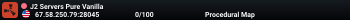 J2 Servers Pure Vanilla