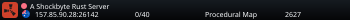 A Shockbyte Rust Server