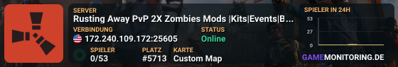 PVE Zombies |Kits|Events|Backpack