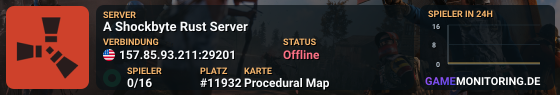 A Shockbyte Rust Server
