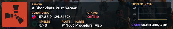 A Shockbyte Rust Server