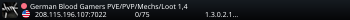 German Blood Gamers PVE/PVP/Mechs/Loot 1,4