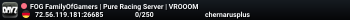 FOG FamilyOfGamers | Pure Racing Server | VROOOM