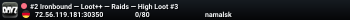#2 Ironbound — Loot++ — Raids — High Loot #3