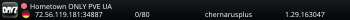 Hometown ONLY PVE UA