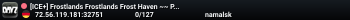 [ICE+] Frostlands Frostlands Frost Haven ~~ PvP & Trader Casual