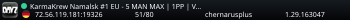 KarmaKrew Namalsk #1 EU - 5 MAN MAX | 1PP | VANILLA + MODS