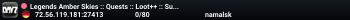 Legends Amber Skies :: Quests :: Loot++ :: Survival :: Survival