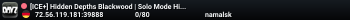 [ICE+] Hidden Depths Blackwood | Solo Mode High FPS Events