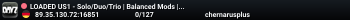 LOADED US1 - Solo/Duo/Trio | Balanced Mods | dayzloaded.gg