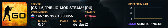 [CS 1.6]^PIBLIC-MOD STEAM^ [RU]
