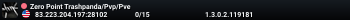 Zero Point Trashpanda/Pvp/Pve