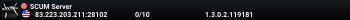 SCUM Server