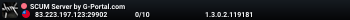 SCUM Server by G-Portal.com