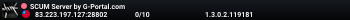 SCUM Server by G-Portal.com