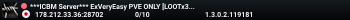 ***ICBM Server*** ExVeryEasy PVE ONLY [LOOTx300 NoMECK&EXPUPPET]