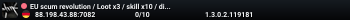 EU scum revolution / Loot x3 / skill x10 / discord.gg/wbm53p7fSS