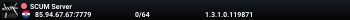 SCUM Server