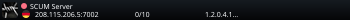 SCUM Server