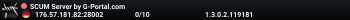 SCUM Server by G-Portal.com